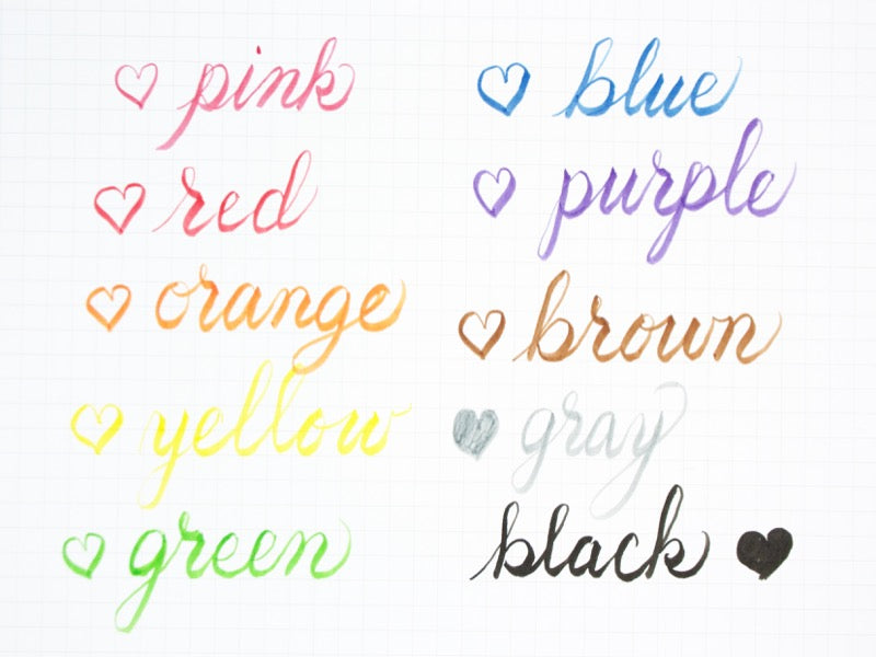 Juego de 10 colores Tombow Fudenosuke Color