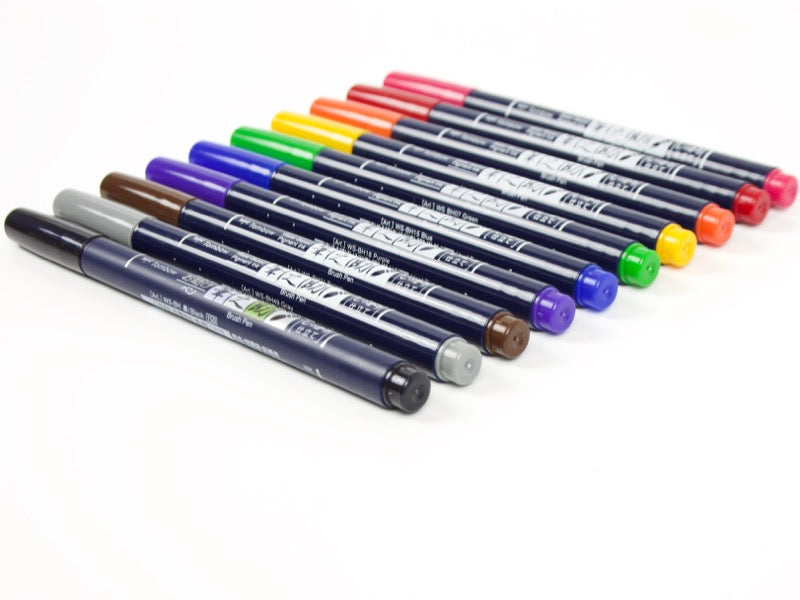 Juego de 10 colores Tombow Fudenosuke Color