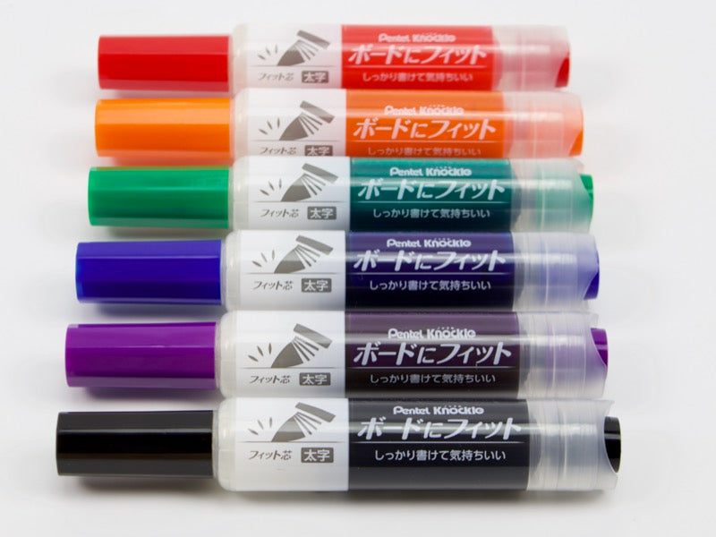 Knockle Fit Thick Tip Whiteboard Marker Set