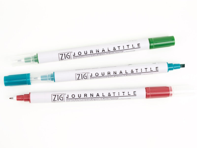 Journal Zig et marqueurs de titre