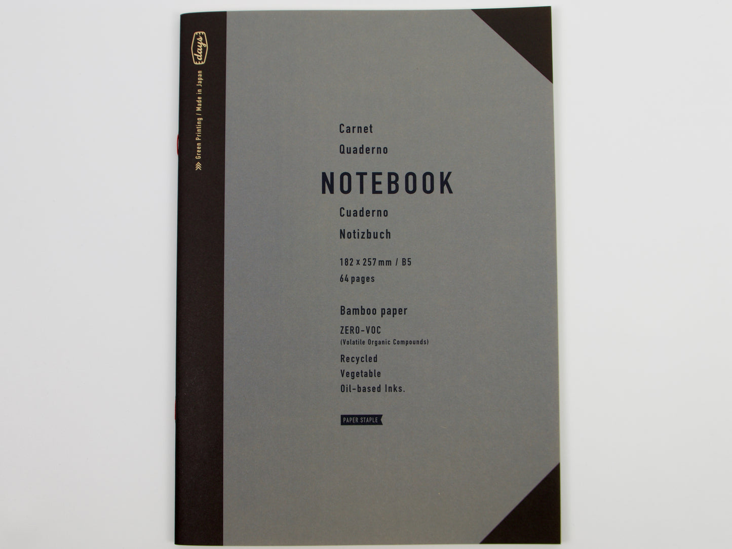 Mark's Inc. Carnet Bamboo Paper Notebook B5