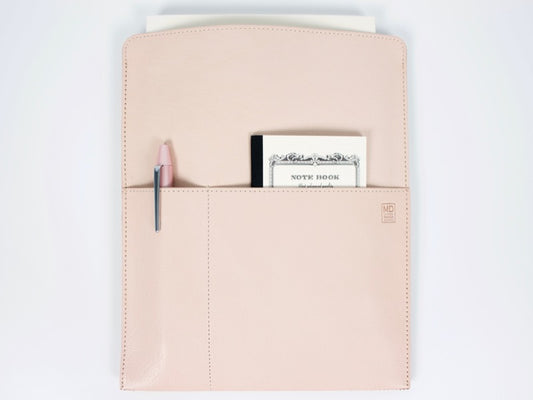 Carnet de notes Midori MD Paper A5 avec pochette en chèvre