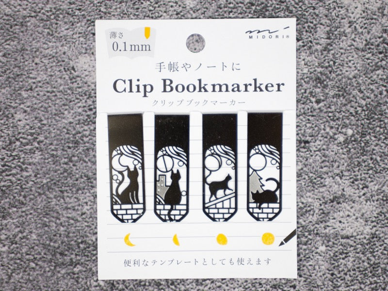 Plantilla de icono de marcador de clip Midori
