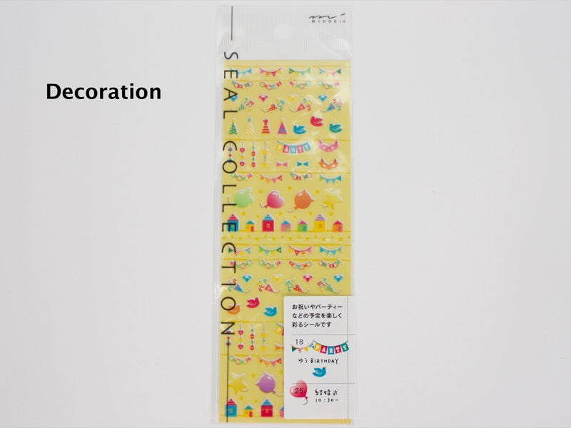 Midori Seal Collection Stickers
