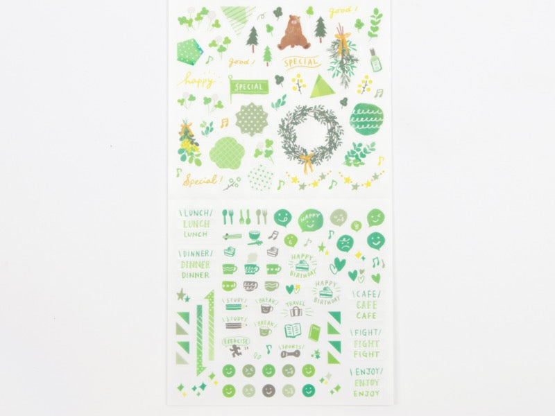 Midori Planner Sticker Collection Colorways