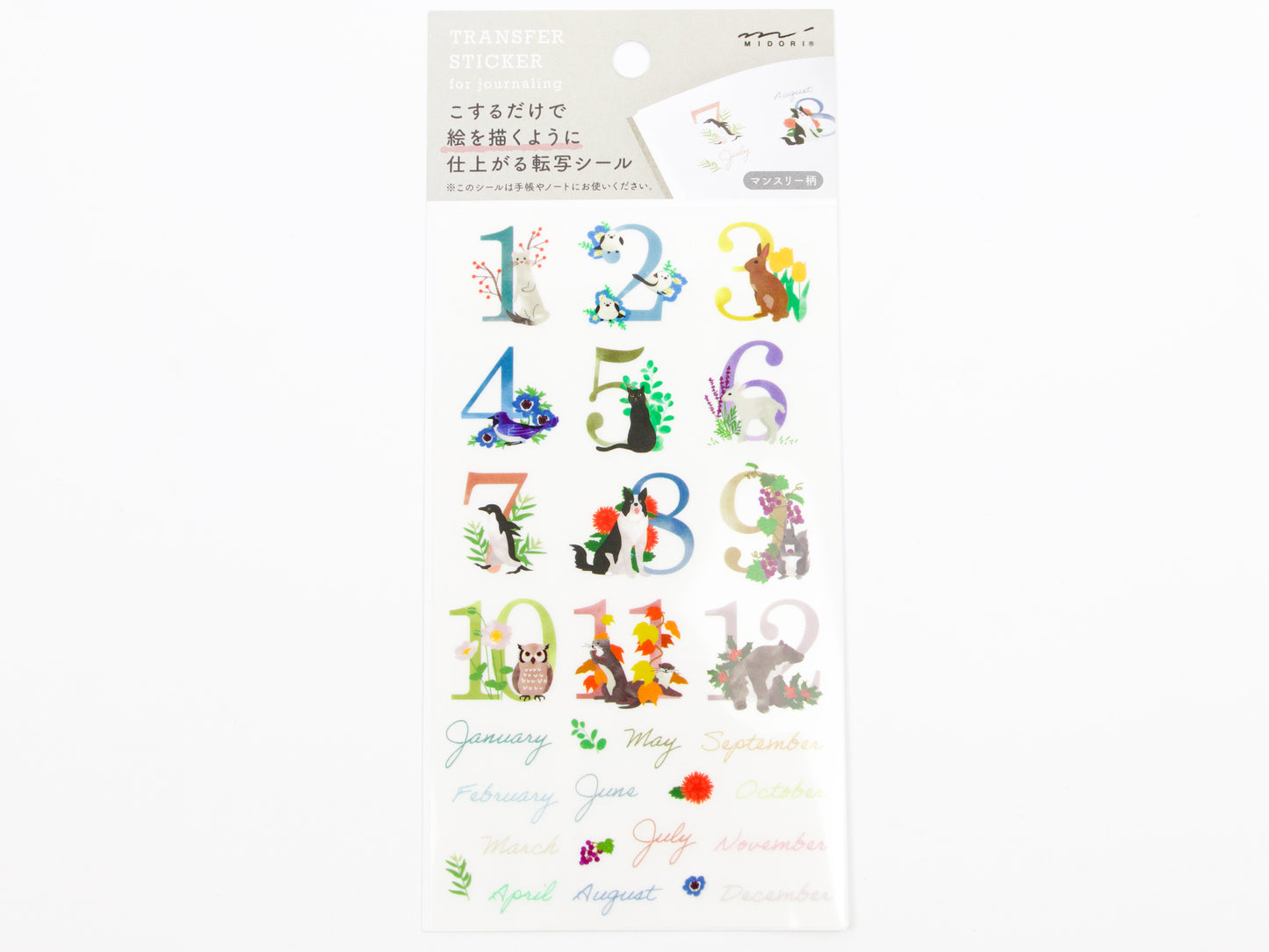 Midori Transfer Stickers