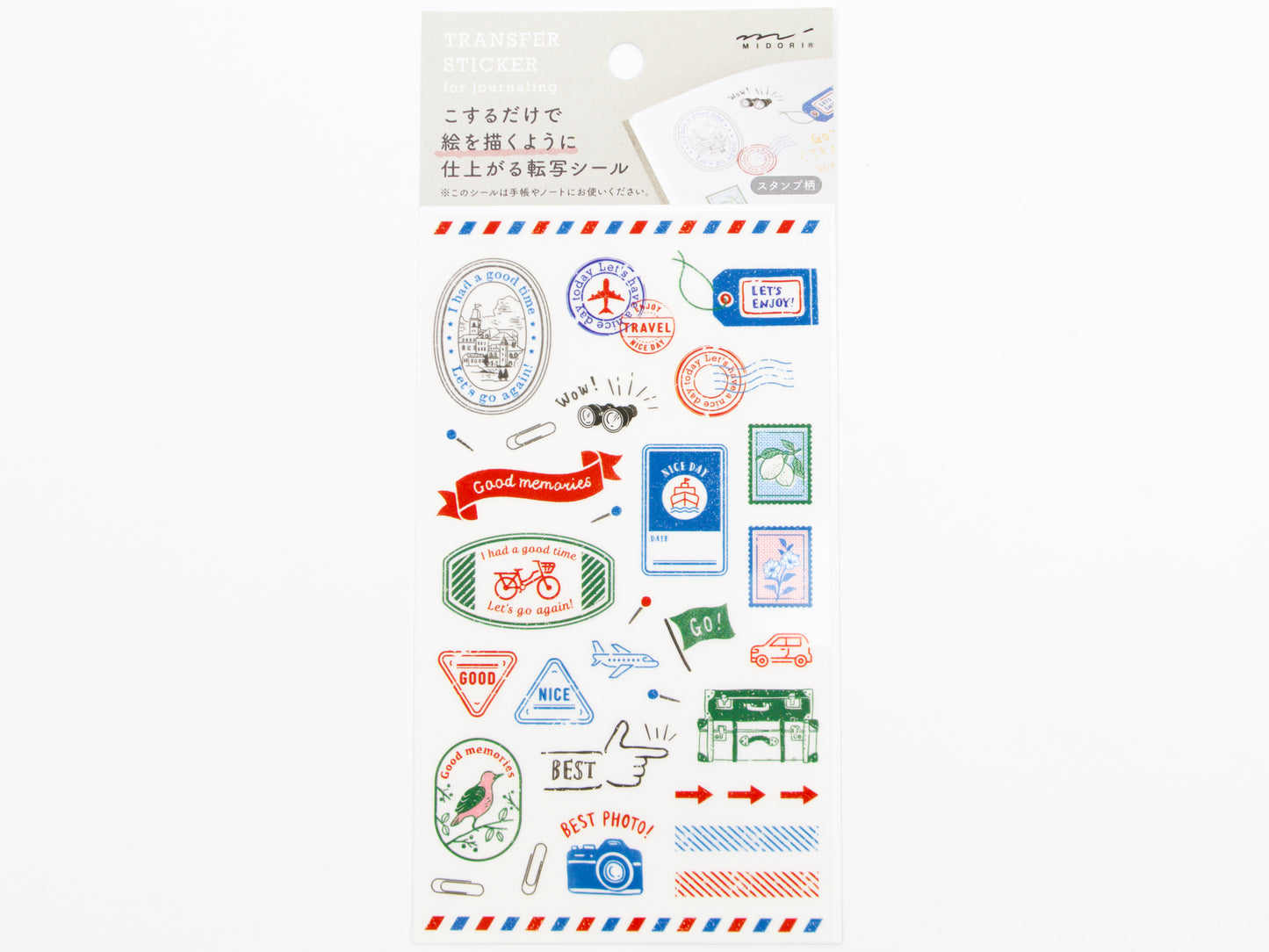 Midori Transfer Stickers
