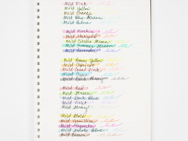 Paquete de 5 marcadores Zebra MildLiner