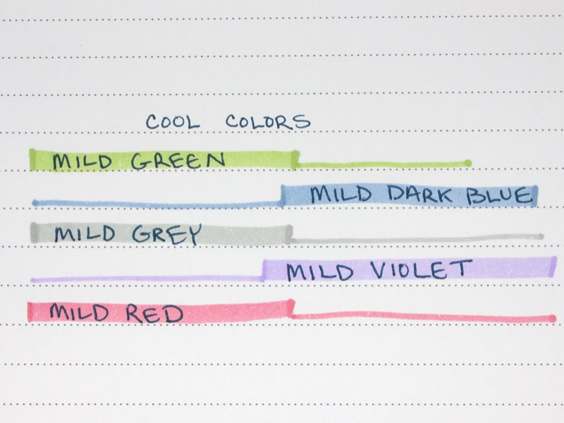 Paquete de 5 marcadores Zebra MildLiner