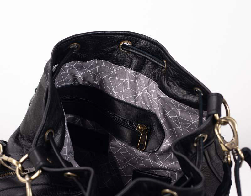 Bolso tipo cubo Milloo Danae negro