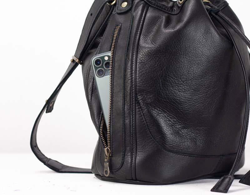 Bolso tipo cubo Milloo Danae negro