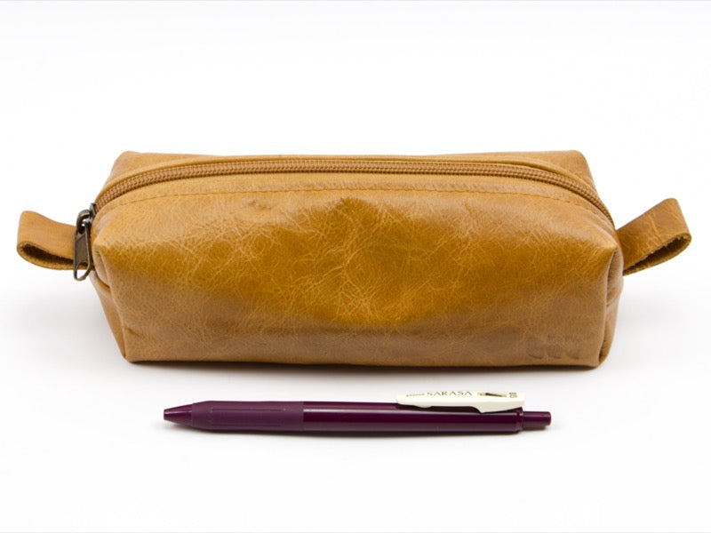 Estuche para bolígrafo Milloo Rec en color marrón desgastado 