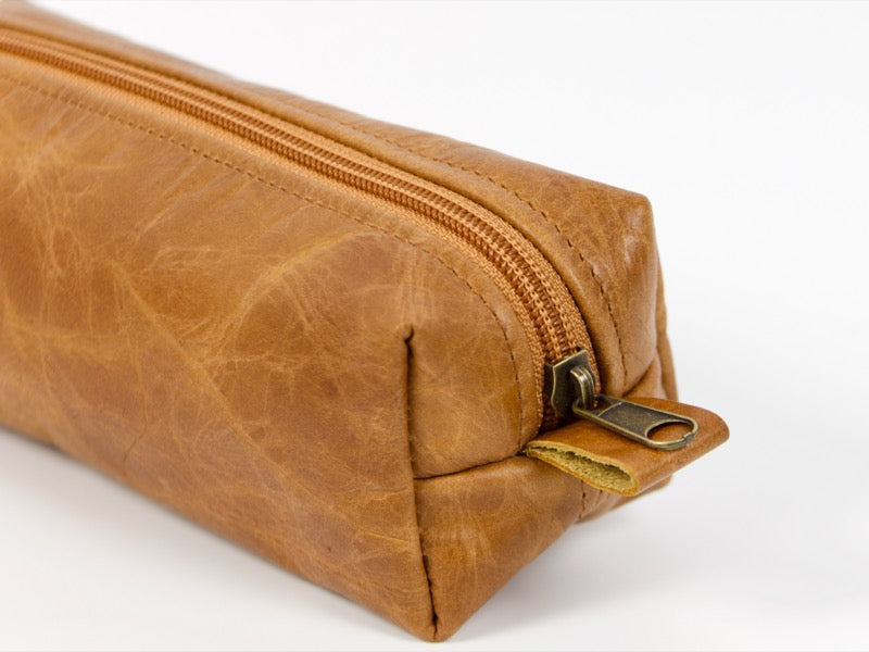 Estuche para bolígrafo Milloo Rec en color marrón desgastado 