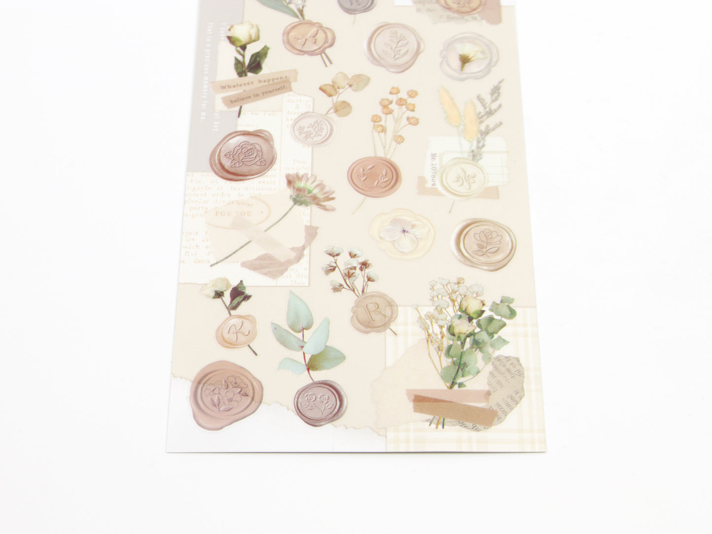 Pegatinas florales con sellos de cera Mind Wave