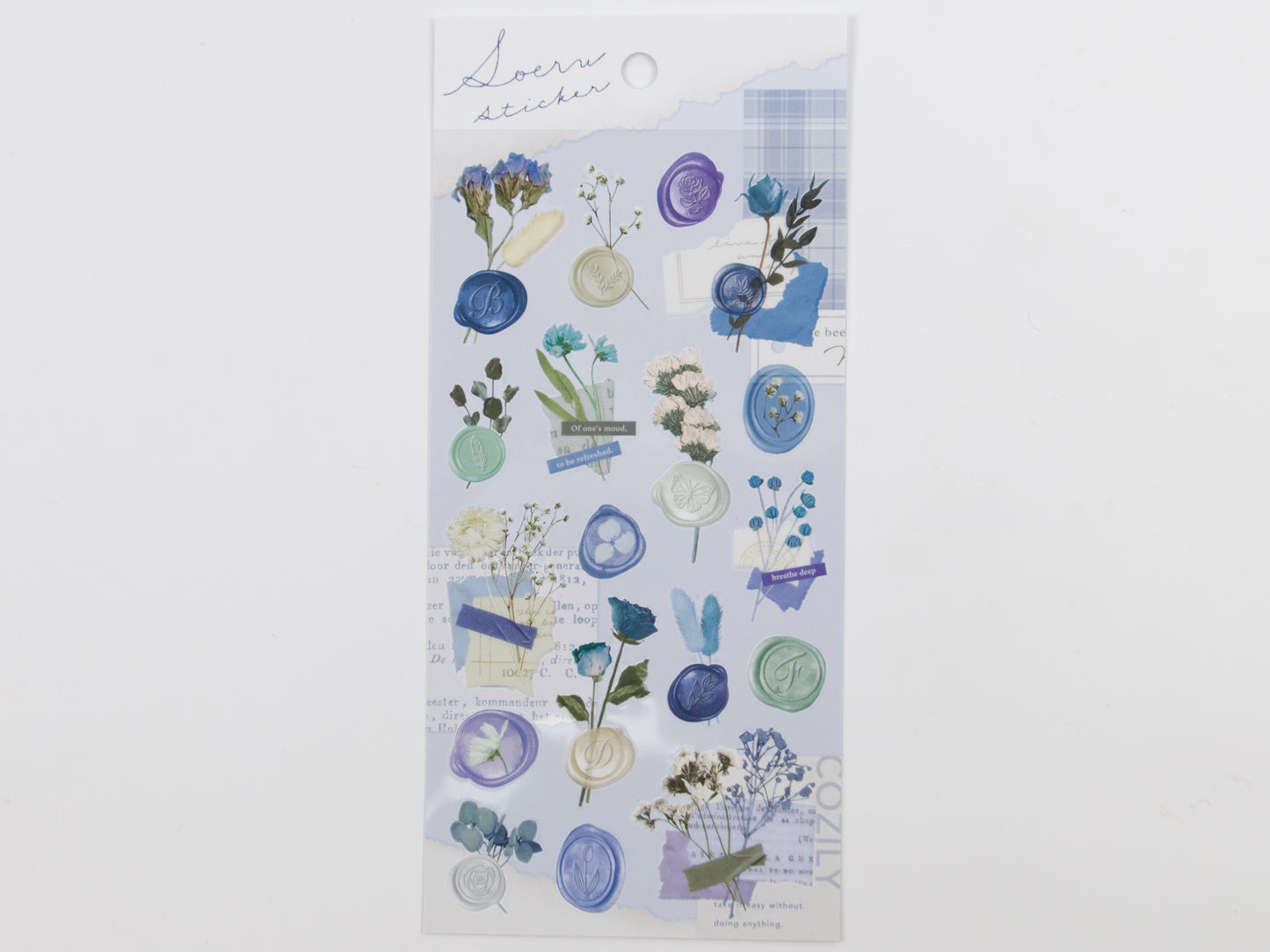 Pegatinas florales con sellos de cera Mind Wave