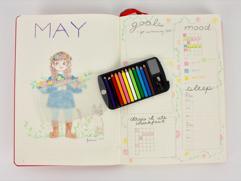 Ensemble de mini crayons de couleur
