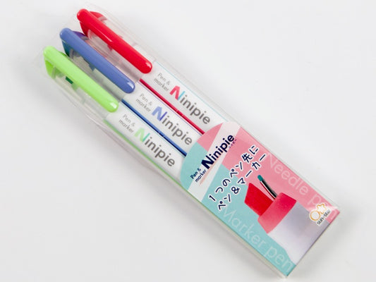 Juego de 3 rotuladores y marcadores Sun-Star Ninipie BOLD
