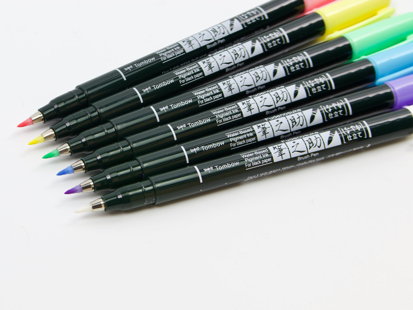 Feutre pinceau Tombow Fudenosuke Couleurs pastel