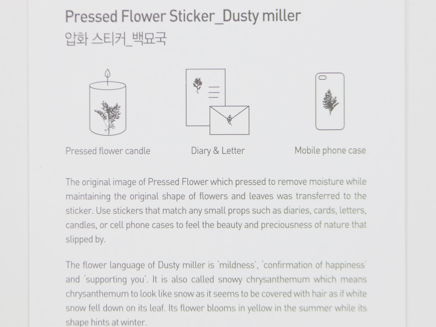Appree Pressed Flower Stickers