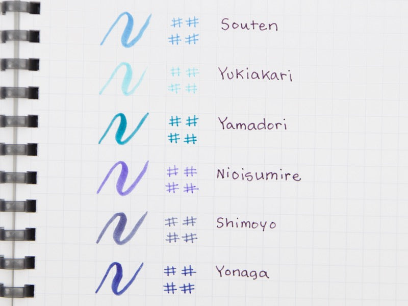 Juego de pinceles y tinta fina Sailor Shikiori de 20 colores