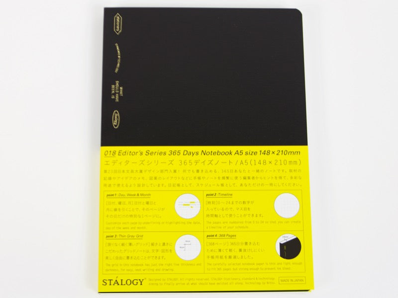 Carnet Stalogy A5 365 jours