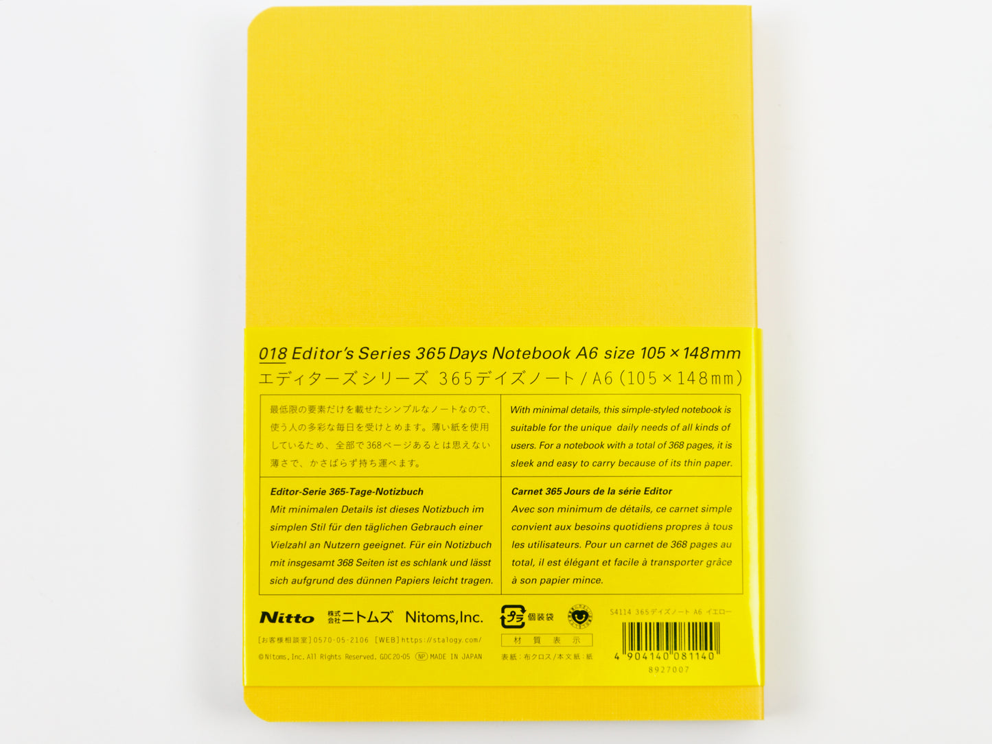 Cuaderno Stalogy A6 365 días