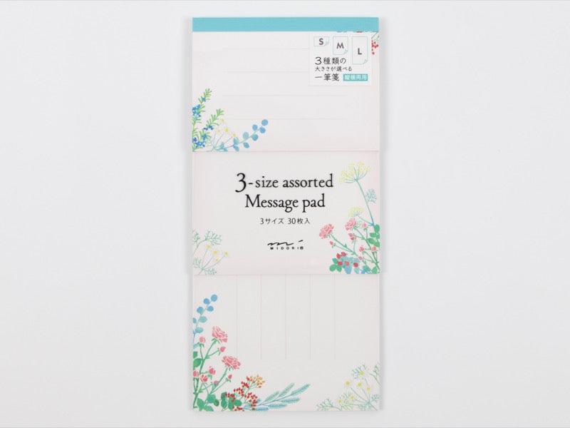 Midori 3 Size Message Pad