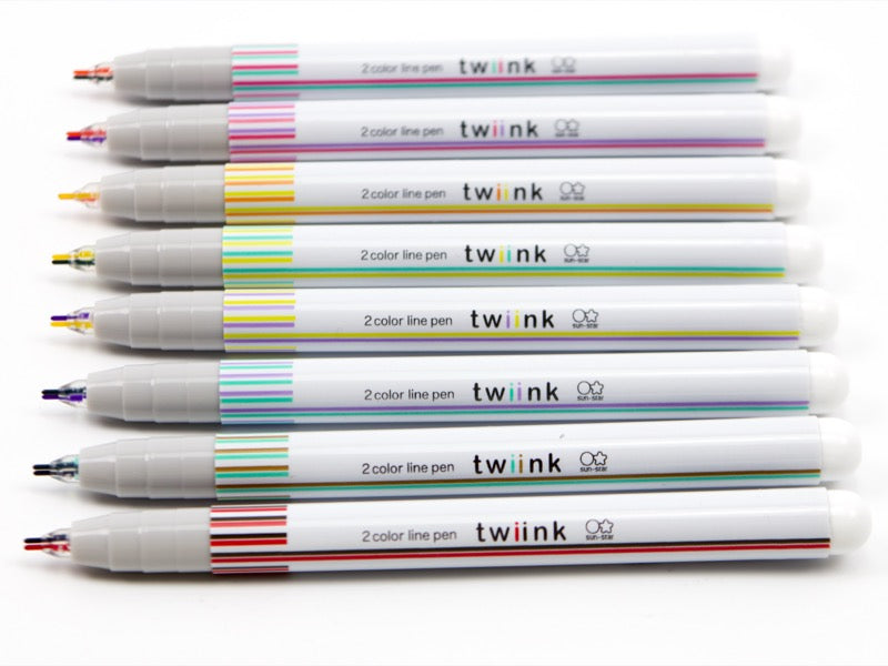 Marcador de tinta doble Sun-Star Twiink