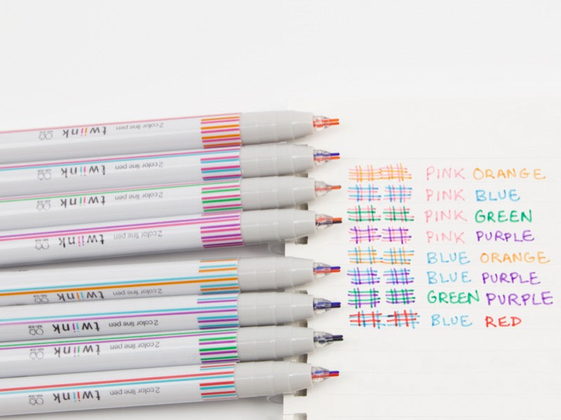 Marcador de tinta doble Sun-Star Twiink